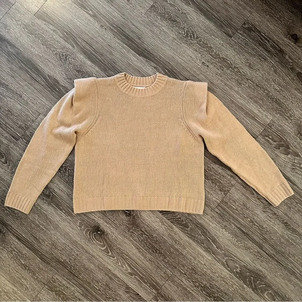 Naadam structured shoulder sweater